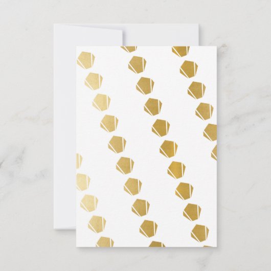 Art Deco Hartelijk dank 20s Verloving huwelijkskaa Kaart (Achterkant)