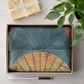 Art Deco, Herhalend Patroon, Getextileerde Tegeltj Tissuepapier (Geschenk)
