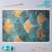 Art Deco, Herhalend Patroon, Getextileerde Tegeltj Tissuepapier (Craft)