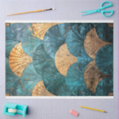 Art Deco, Herhalingspatroon, Textured Tegel Art Tissuepapier (Craft)