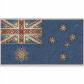 Art Deco Heritage Flag | Australia | 1920s Decal Sticker (Voorkant)