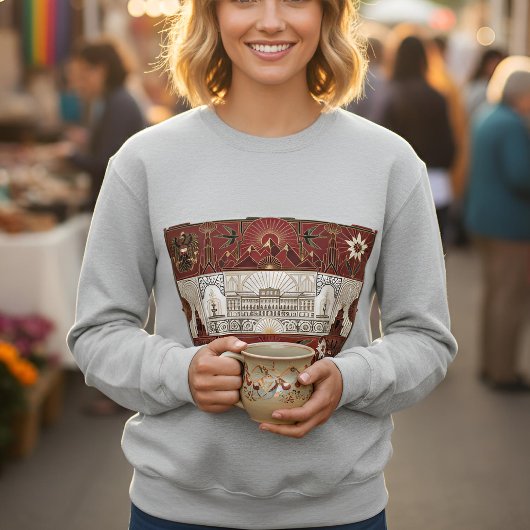 Art Deco Heritage Flag | Austria | Vintage Trui