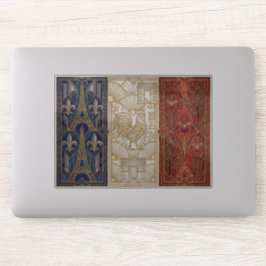 Art Deco Heritage Flag | France | Classic Decal Sticker