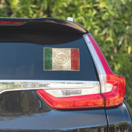 Art Deco Heritage Flag | Mexico 1920s Design Decal Sticker