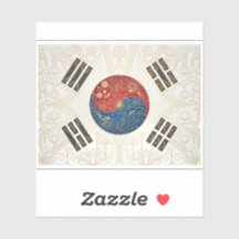 Art Deco Heritage Vlag | Zuid-Korea 1920s Decal