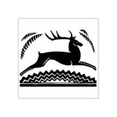  art deco herten rubberstempel (Afrduk)