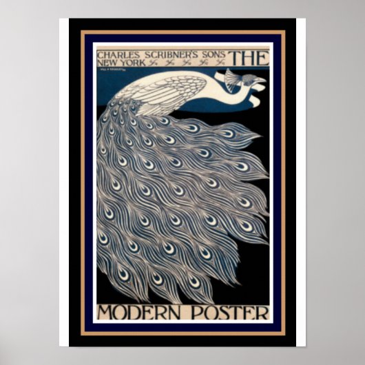 Art Deco "Het moderne Poster" 12 x 16 Poster (Voorkant)