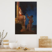 Art Deco Het voorstel van Edward Eggleston Poster (Keuken)