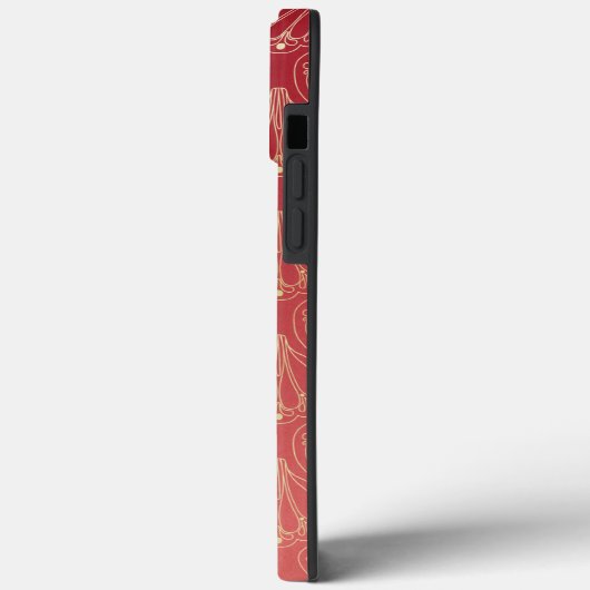Art-Deco Hoesje-Mate iPhone Case (Achterkant / Links)