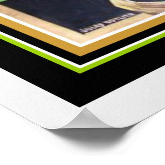 Art Deco Hoesje Motor Magazine 16 x 20 Poster (Hoek)