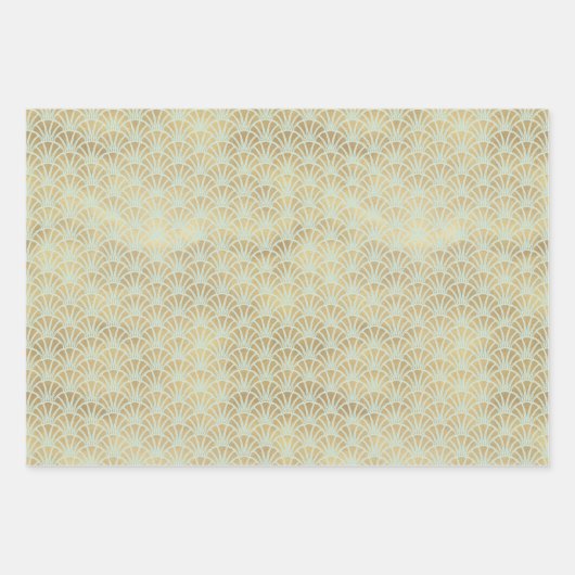 Art Deco Holiday Inpakpapier Vel (Voorkant 2)