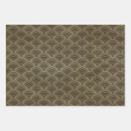 Art Deco Holiday Inpakpapier Vel