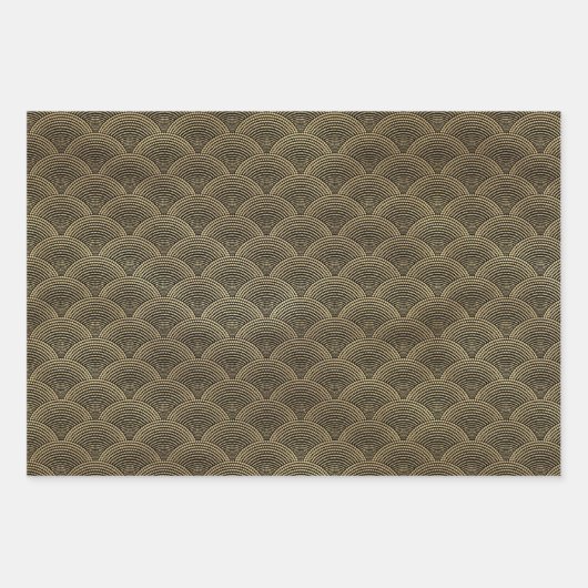 Art Deco Holiday Inpakpapier Vel (Voorkant)