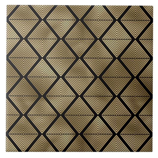 Art Deco Home Decor Keramische tegel Tegeltje (Voorkant)