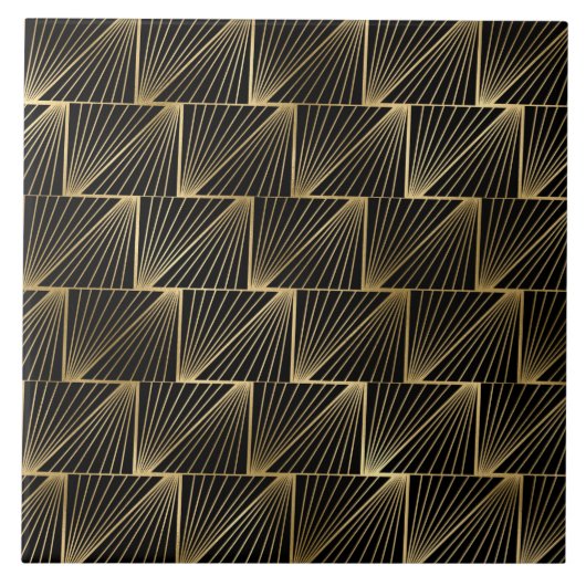 Art Deco Home Decor Keramische tegel Tegeltje (Voorkant)