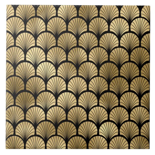 Art Deco Home Decor Keramische tegel Tegeltje (Voorkant)