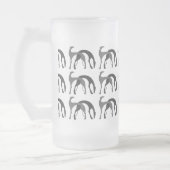 Art Deco Hounds Vorstglas Bierpul Matglas Bierpul (Links)