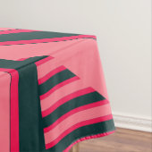 Art Deco Houtskool Roze Abstract Elegant Patroon Tafelkleed (Voorbeeld)