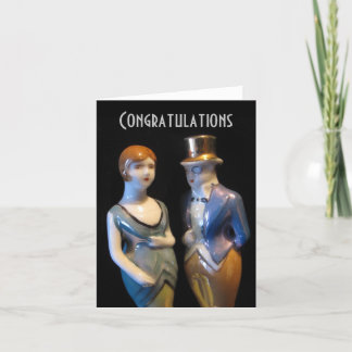 Art Deco Huwelijk/Jubileum kaart