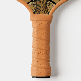 Art deco hypnotische boze oog pickleball paddle