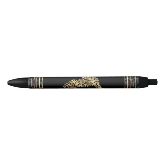 Art Deco I (zwart/goud) Zwarte Inkt Pen (Voorkant)