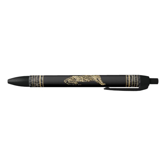 Art Deco I (zwart/goud) Zwarte Inkt Pen (Bodem)