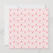 Art Deco II Moderne huwelijksuitnodiging Kaart (Achterkant)