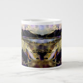 Art Deco IJsland Grote Koffiekop (Voorkant)