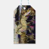 Art Deco IJslands paard Cadeaulabel (Voorkant)
