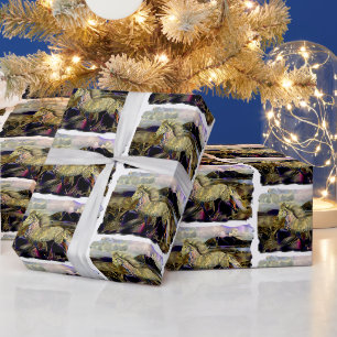 Art Deco IJslands Paard Cadeaupapier