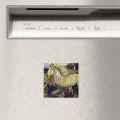 Art Deco IJslands paard Magneet (Insitu (Vaatwasser))