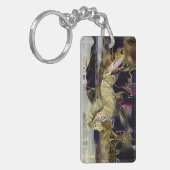 Art Deco IJslands paard Sleutelhanger (Voorkant Links)