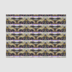 Art Deco IJslands paard Tissuepapier