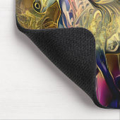 Art Deco IJslandse paarden Muismat (Hoek)