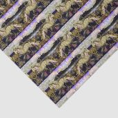 Art Deco IJslandse paarden Tissuepapier (Detail)