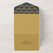 art deco in één uitnodiging (Buitenkant)