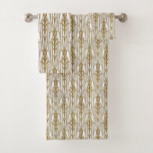 Art Deco in goud Bad Handdoek (Insitu)