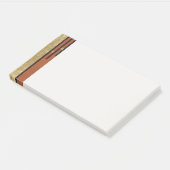 Art Deco in goud en taupe Post-it® Notes (Schuin)