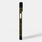 Art Deco in goud en zwart Case-Mate iPhone Case (Achterkant / Rechts)