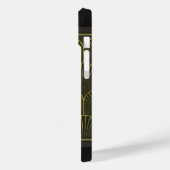 Art Deco in goud en zwart Case-Mate iPhone Case (Achterkant / Links)