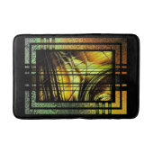 Art Deco in Green en Gold Bath Mat (Voorkant)