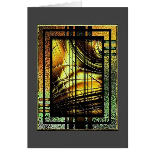 Art Deco in groen en goud (Voorkant)