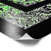 Art Deco in groen en goud Foto Afdruk (Hoek)