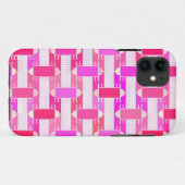 Art Deco Industrial Chic - roze, fuchsia, orchidee Case-Mate iPhone Case (Achterkant (horizontaal))