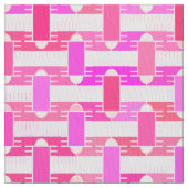 Art Deco Industrial Chic - roze, fuchsia, orchidee Stof (Close Up)