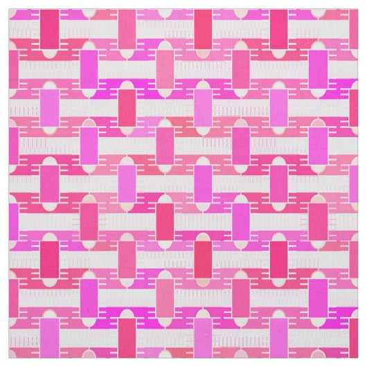 Art Deco Industrial Chic - roze, fuchsia, orchidee Stof (Swatch)