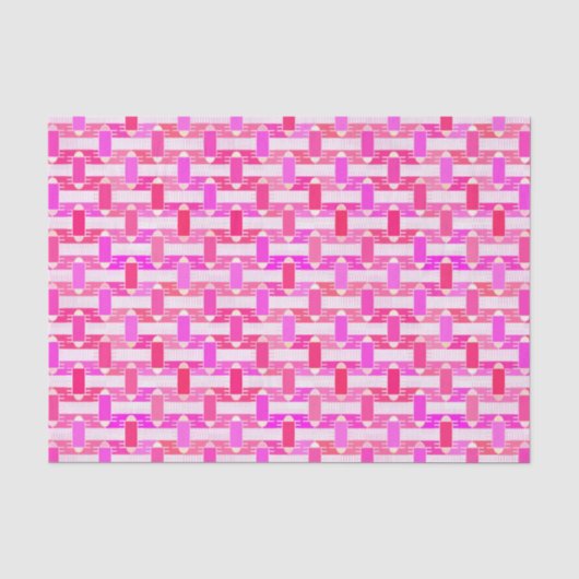 Art Deco Industrial Chic - roze, fuchsia, orchidee Tissuepapier (Voorkant)
