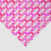 Art Deco Industrial Chic - roze, fuchsia, orchidee Tissuepapier (Detail)