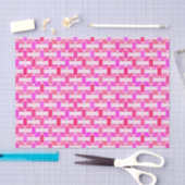 Art Deco Industrial Chic - roze, fuchsia, orchidee Tissuepapier (Craft)