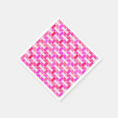 Art Deco industriële chic - roze, fuchsia, orchide Servetten (Hoek)